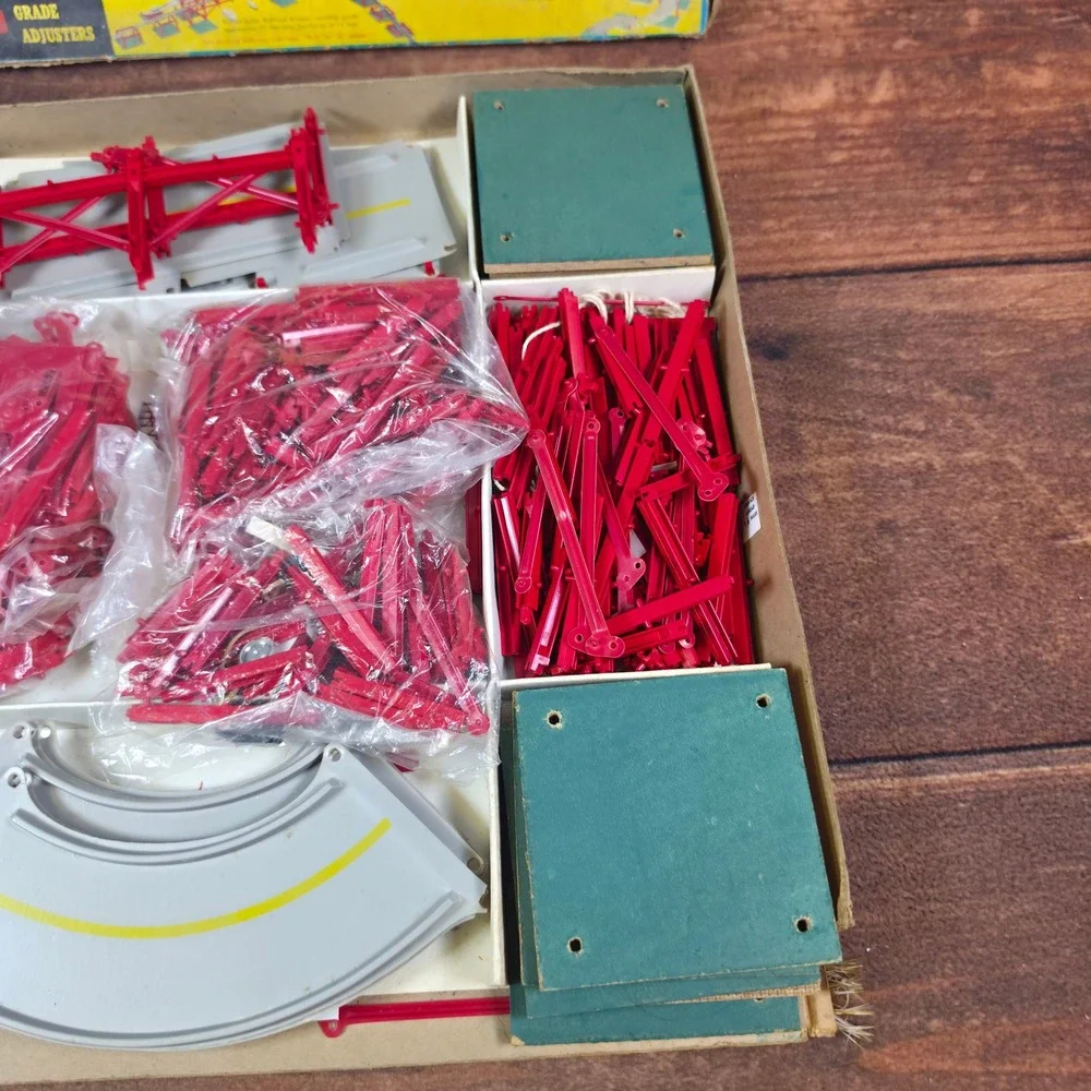 Kenner Bridge and Turnpike Building Set No 6 Kids Multicolor Good Vintage Toy